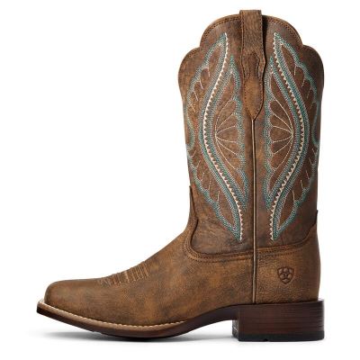 Ariat Western: PrimeTime Botas Western Mujer - Marrones Oscuro (XLHFM1938)